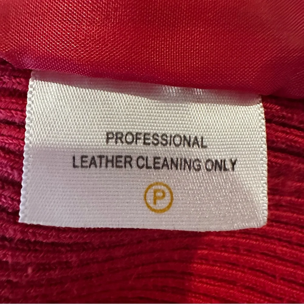 Tehama Nancy Haley Suede Ribbed Knit‎ Sleeves Jacket Women's Medium Fuchsia - Picture 8 of 9